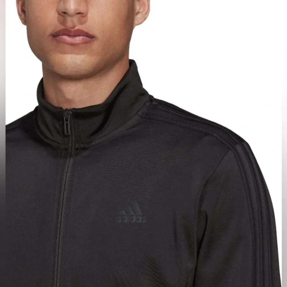 Adidas Men's Essentials Warm-Up 3-Stripes Jacket H46101 Original NEW NWT - Picture 2 of 6